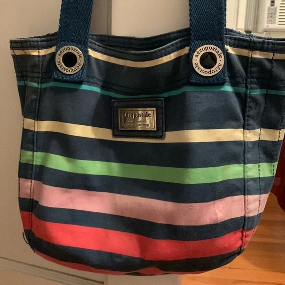 Aeropostale Striped Tote Bag - Picture 2 of 3